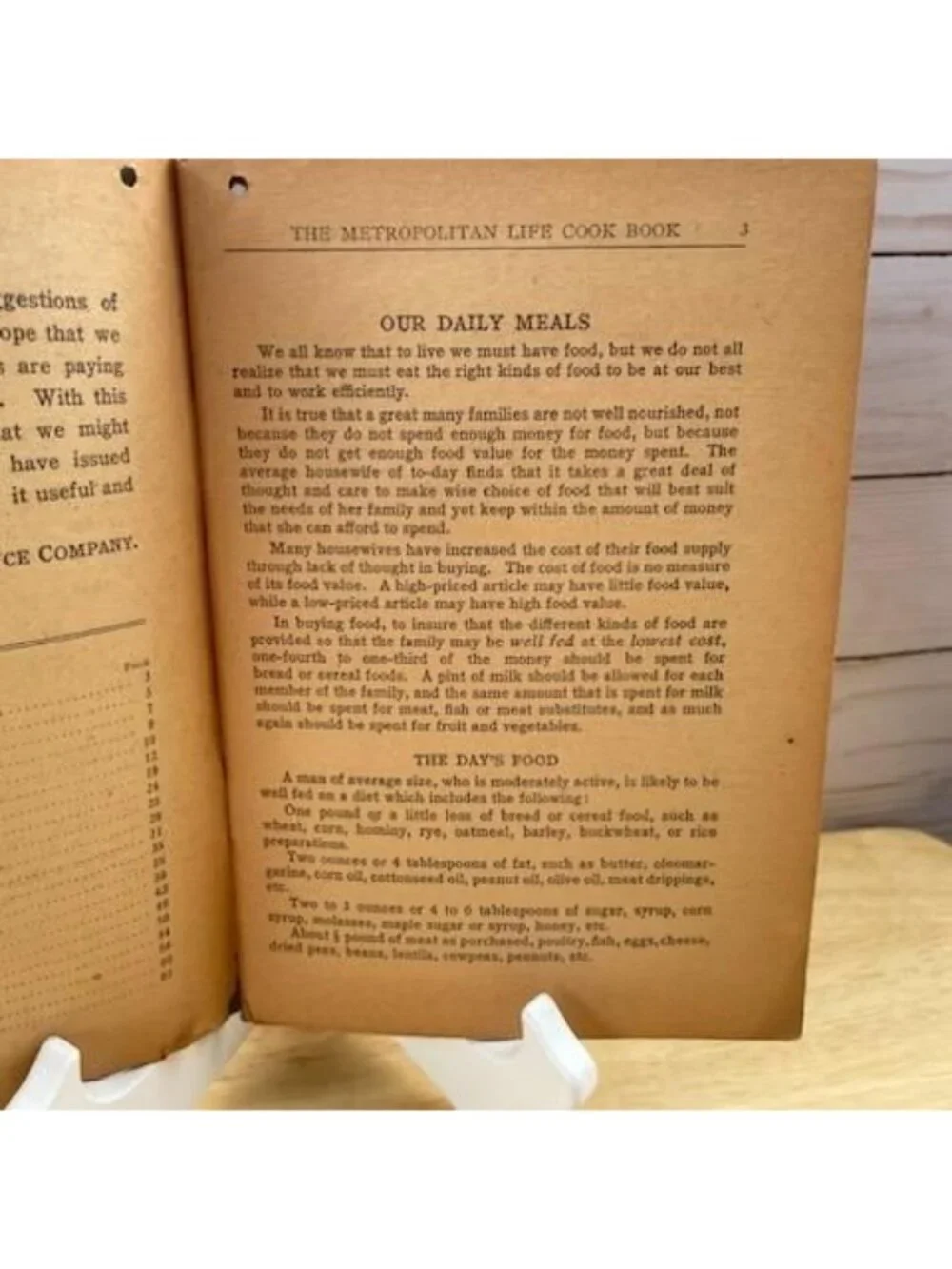 Metropolitan Cook Book 1918 Edition By Metropolitan Life Insurance Co. Softcover